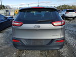 2015 Jeep Cherokee Sport Silver vin: 1C4PJLAB8FW518120