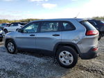 2015 Jeep Cherokee Sport Silver vin: 1C4PJLAB8FW518120