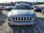 2015 Jeep Cherokee Sport Silver vin: 1C4PJLAB8FW518120