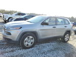 2015 Jeep Cherokee Sport Silver vin: 1C4PJLAB8FW518120