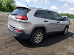 2015 Jeep Cherokee Sport Silver vin: 1C4PJLAB8FW553983