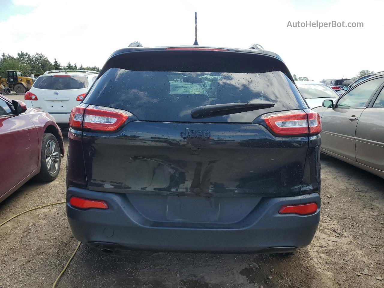 2016 Jeep Cherokee Sport Black vin: 1C4PJLAB8GW329761