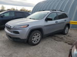 2016 Jeep Cherokee Sport Silver vin: 1C4PJLAB8GW376286