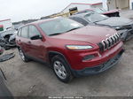 2015 Jeep Cherokee Sport Red vin: 1C4PJLAB9FW596325