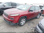 2015 Jeep Cherokee Sport Красный vin: 1C4PJLAB9FW596325