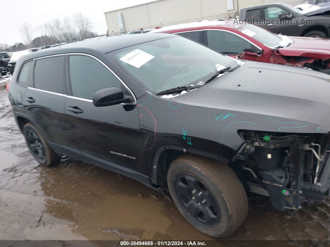 2015 Jeep Cherokee Sport Black vin: 1C4PJLAB9FW657463