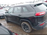 2015 Jeep Cherokee Sport Black vin: 1C4PJLAB9FW657463