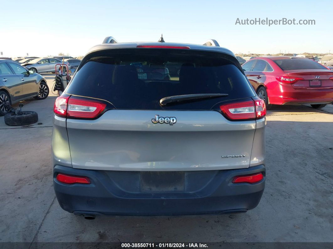 2015 Jeep Cherokee Sport Silver vin: 1C4PJLABXFW637206