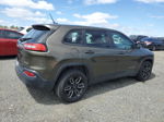 2015 Jeep Cherokee Sport Green vin: 1C4PJLABXFW700630