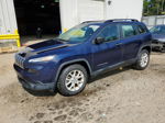 2015 Jeep Cherokee Sport Синий vin: 1C4PJLABXFW761699