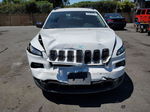 2016 Jeep Cherokee Sport White vin: 1C4PJLABXGW127925