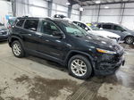 2014 Jeep Cherokee Latitude Черный vin: 1C4PJLCB0EW148910