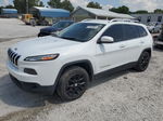 2014 Jeep Cherokee Latitude White vin: 1C4PJLCB0EW155419