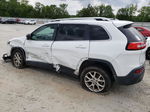 2014 Jeep Cherokee Latitude White vin: 1C4PJLCB0EW174309