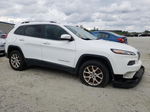 2014 Jeep Cherokee Latitude White vin: 1C4PJLCB0EW174309