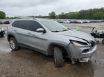 2014 Jeep Cherokee Latitude Silver vin: 1C4PJLCB0EW182782