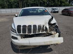 2014 Jeep Cherokee Latitude White vin: 1C4PJLCB0EW273728