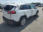 2014 Jeep Cherokee Latitude White vin: 1C4PJLCB0EW273728