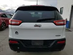 2014 Jeep Cherokee Latitude White vin: 1C4PJLCB0EW323995