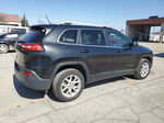 2015 Jeep Cherokee Latitude Черный vin: 1C4PJLCB0FW566174