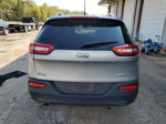 2016 Jeep Cherokee Latitude Silver vin: 1C4PJLCB0GW136596