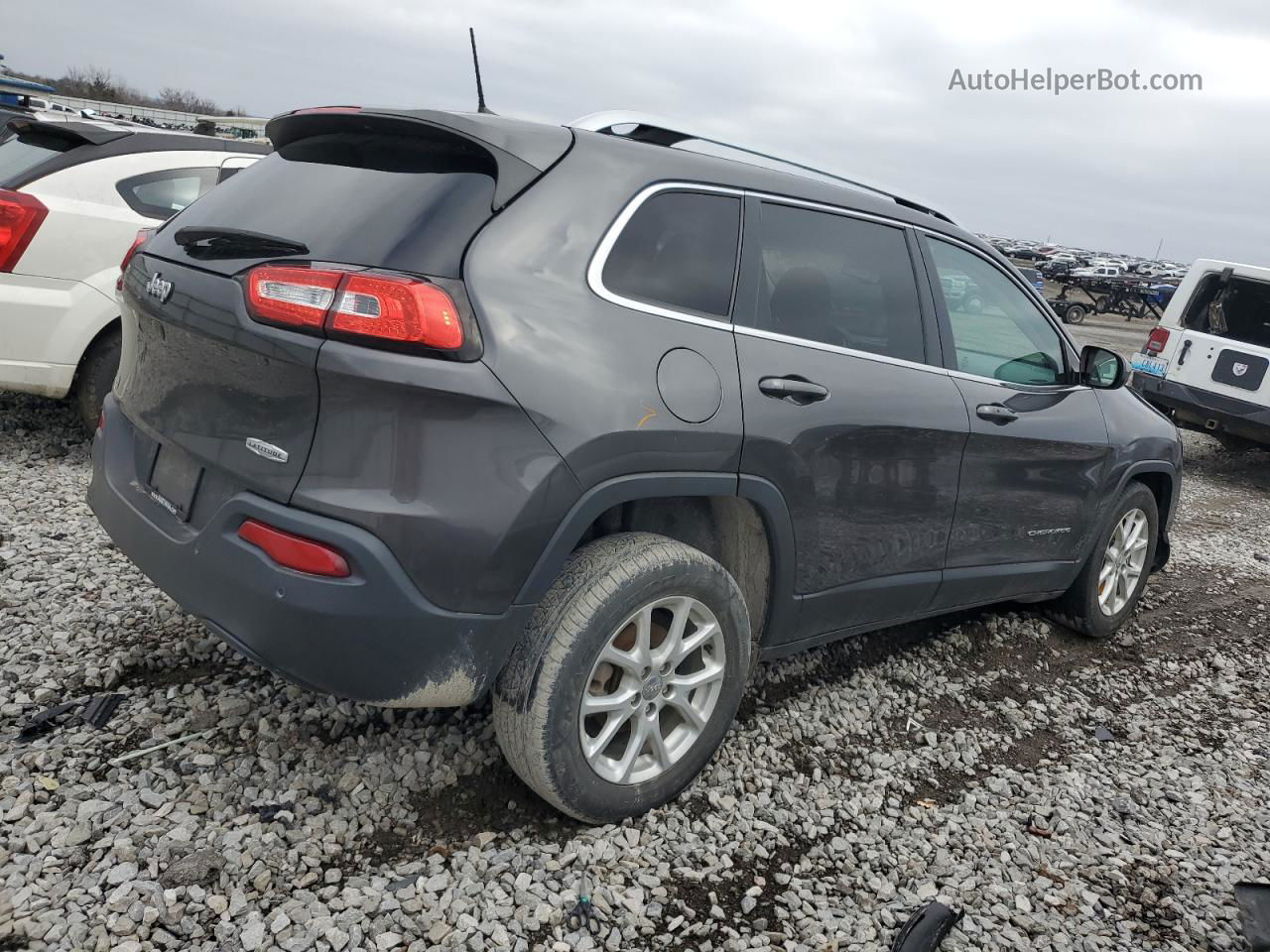 2016 Jeep Cherokee Latitude Серый vin: 1C4PJLCB0GW307041