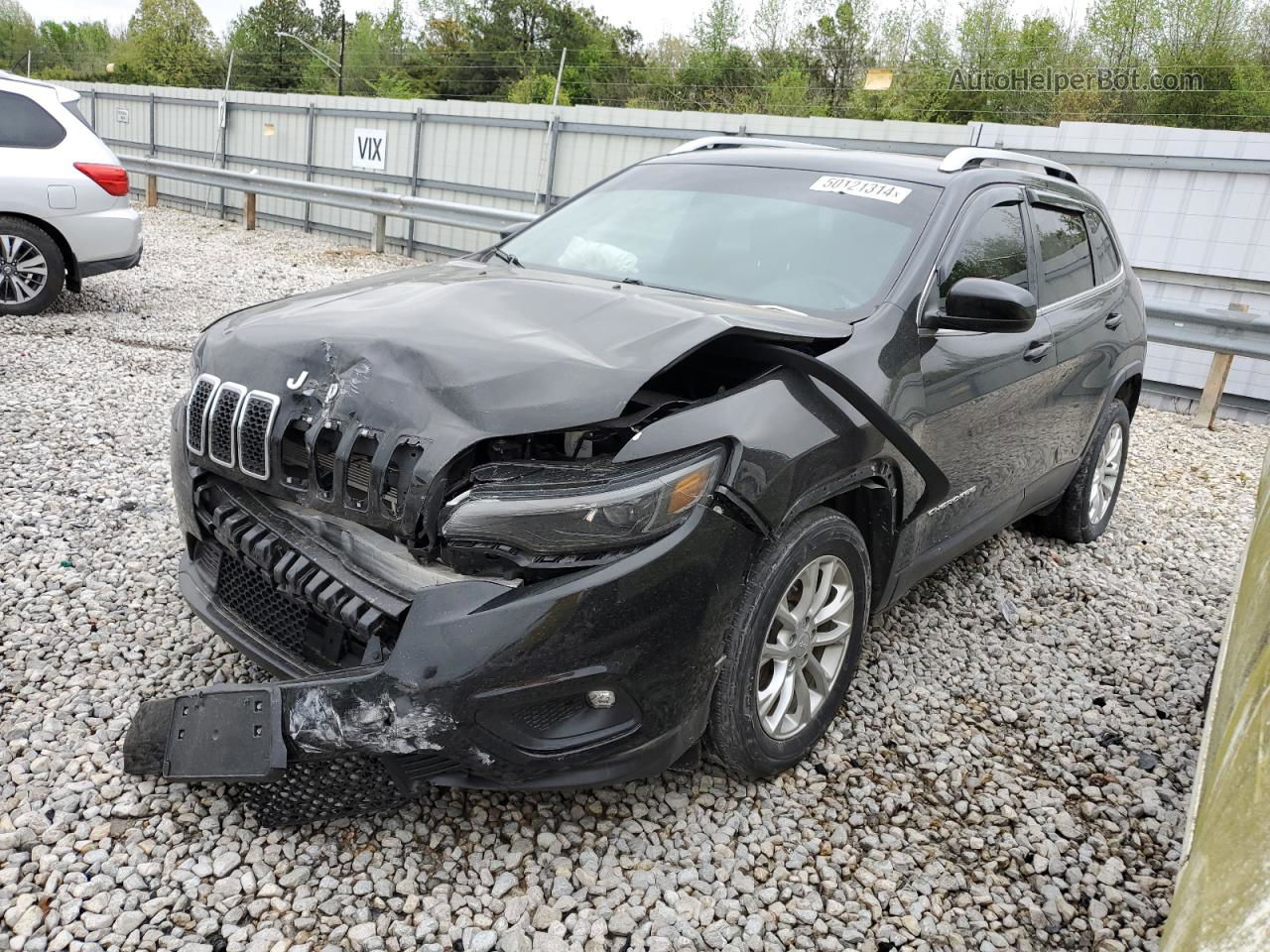 2019 Jeep Cherokee Latitude Black vin: 1C4PJLCB0KD221006