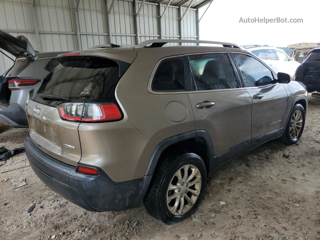 2019 Jeep Cherokee Latitude Gray vin: 1C4PJLCB0KD360326