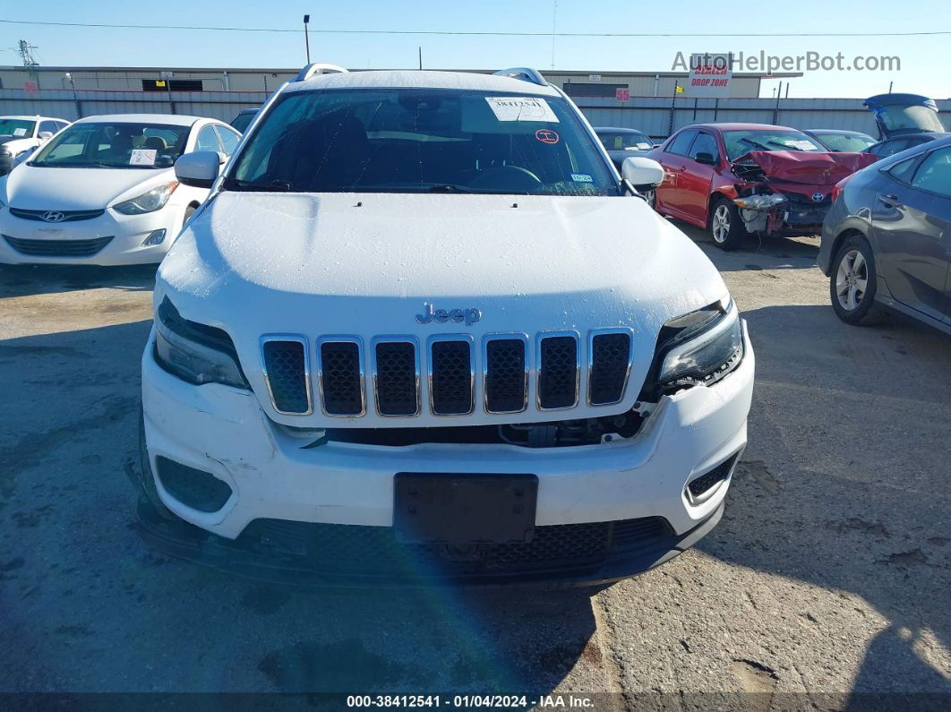 2021 Jeep Cherokee Latitude Fwd White vin: 1C4PJLCB0MD114170