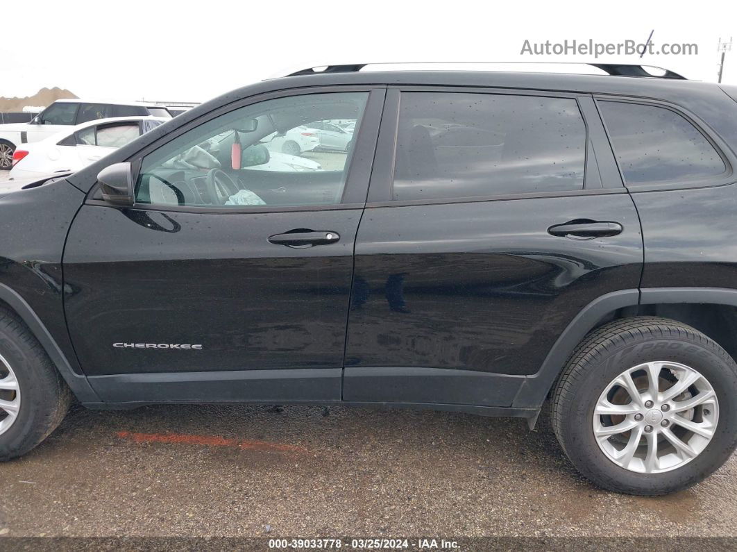 2021 Jeep Cherokee Latitude Fwd Black vin: 1C4PJLCB0MD195803