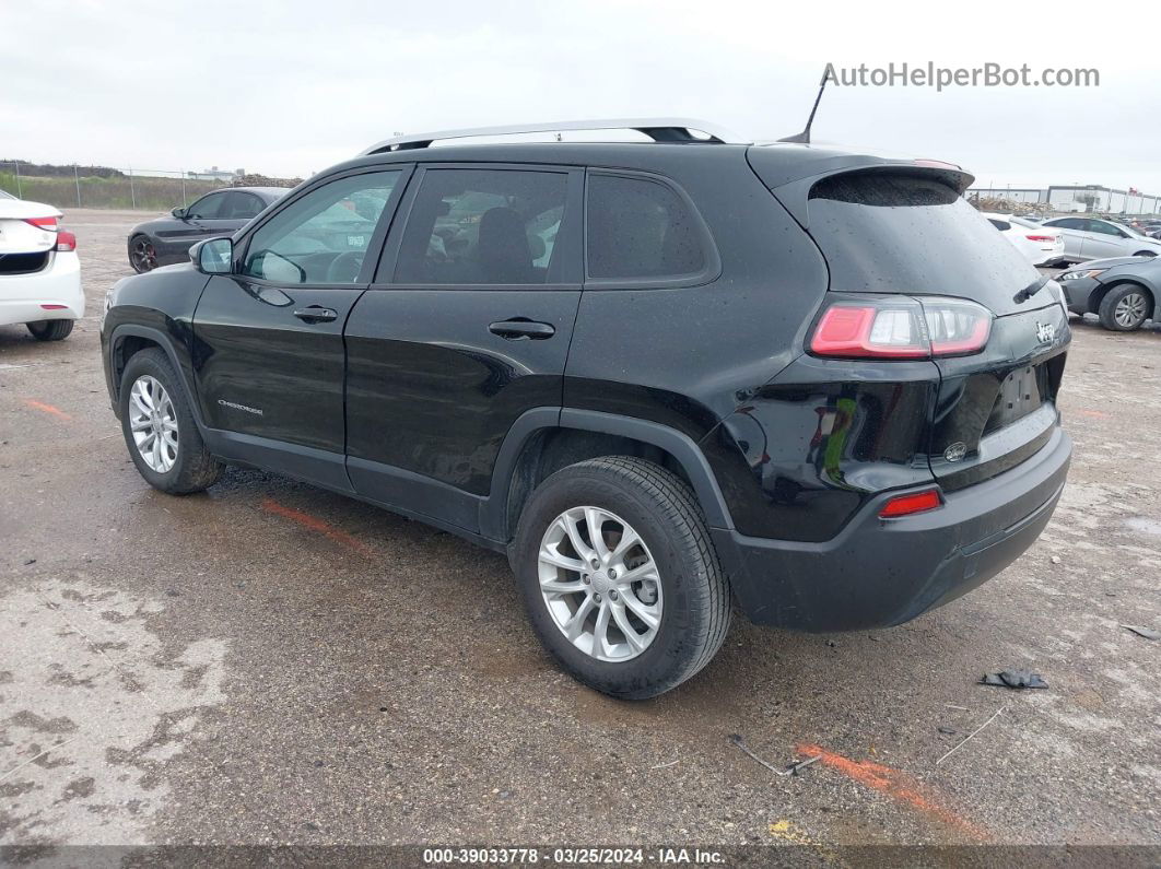 2021 Jeep Cherokee Latitude Fwd Black vin: 1C4PJLCB0MD195803