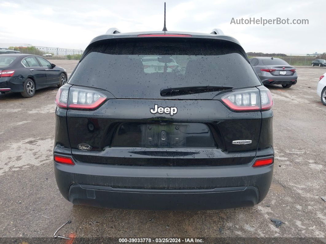 2021 Jeep Cherokee Latitude Fwd Black vin: 1C4PJLCB0MD195803