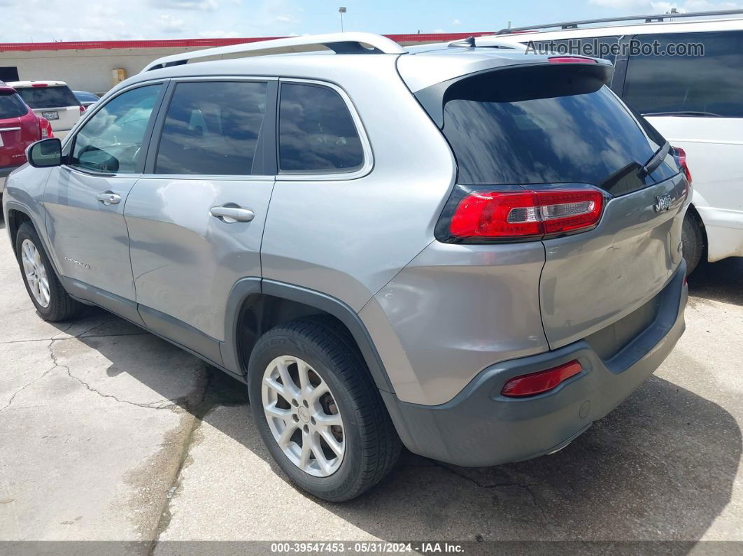 2014 Jeep Cherokee Latitude Gray vin: 1C4PJLCB1EW225722