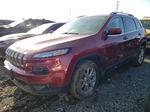 2015 Jeep Cherokee Latitude Maroon vin: 1C4PJLCB1FW657566