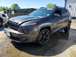 2015 Jeep Cherokee Latitude Gray vin: 1C4PJLCB1FW723467