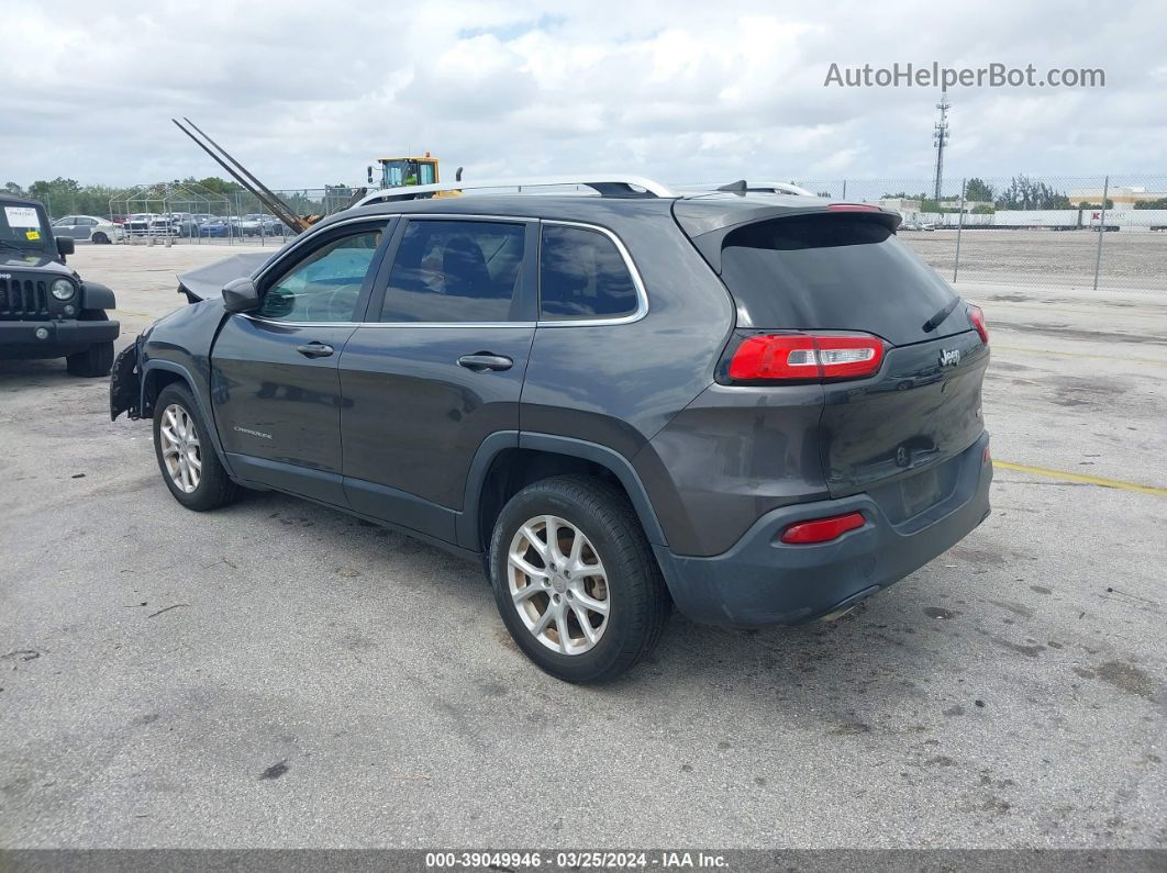 2015 Jeep Cherokee Latitude Gray vin: 1C4PJLCB1FW793390