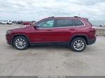 2019 Jeep Cherokee Latitude Fwd Maroon vin: 1C4PJLCB1KD203825