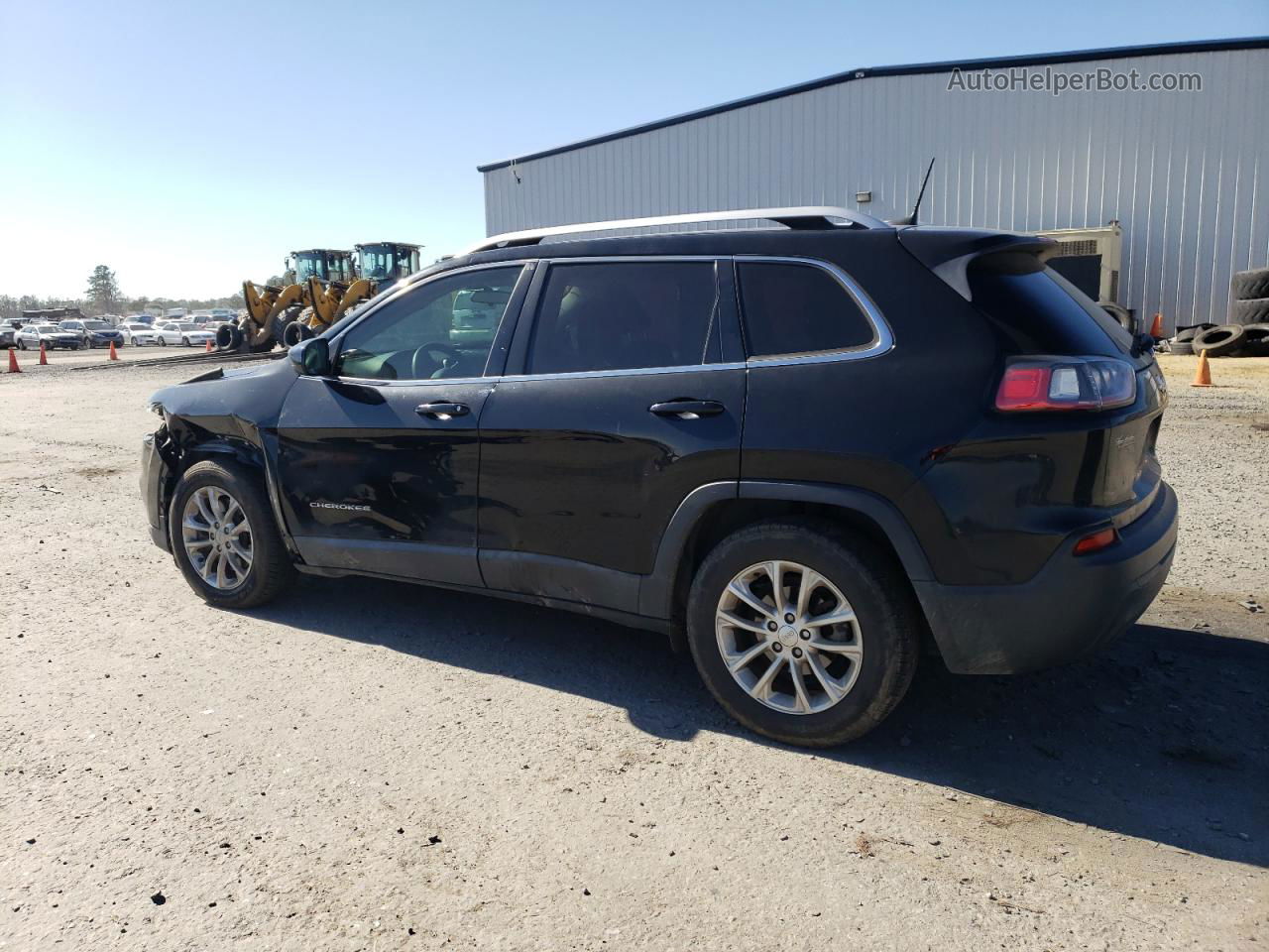 2019 Jeep Cherokee Latitude Black vin: 1C4PJLCB1KD221645