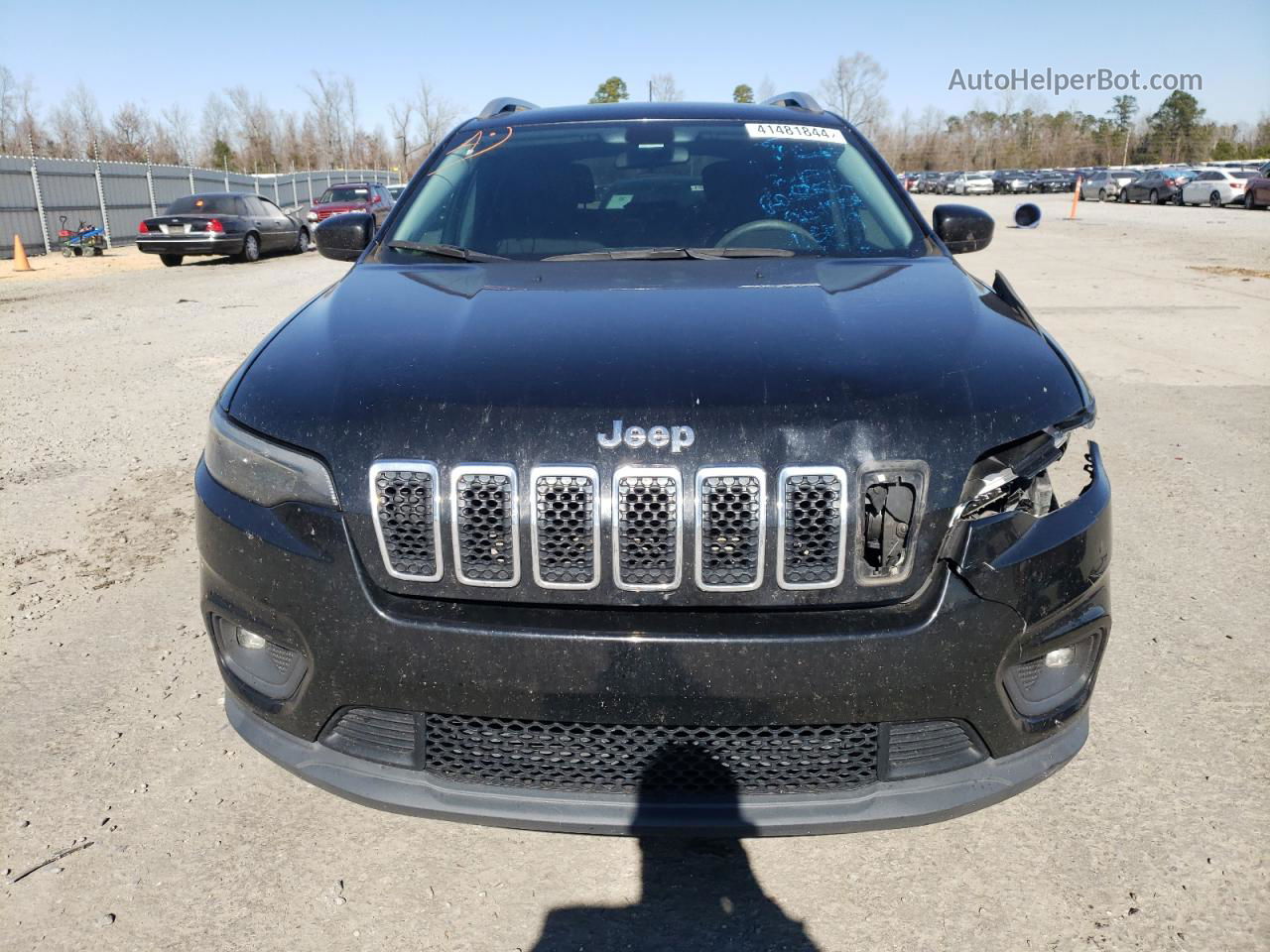 2019 Jeep Cherokee Latitude Black vin: 1C4PJLCB1KD221645