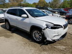 2019 Jeep Cherokee Latitude White vin: 1C4PJLCB1KD479499