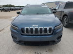 2021 Jeep Cherokee Latitude Синий vin: 1C4PJLCB1MD174071