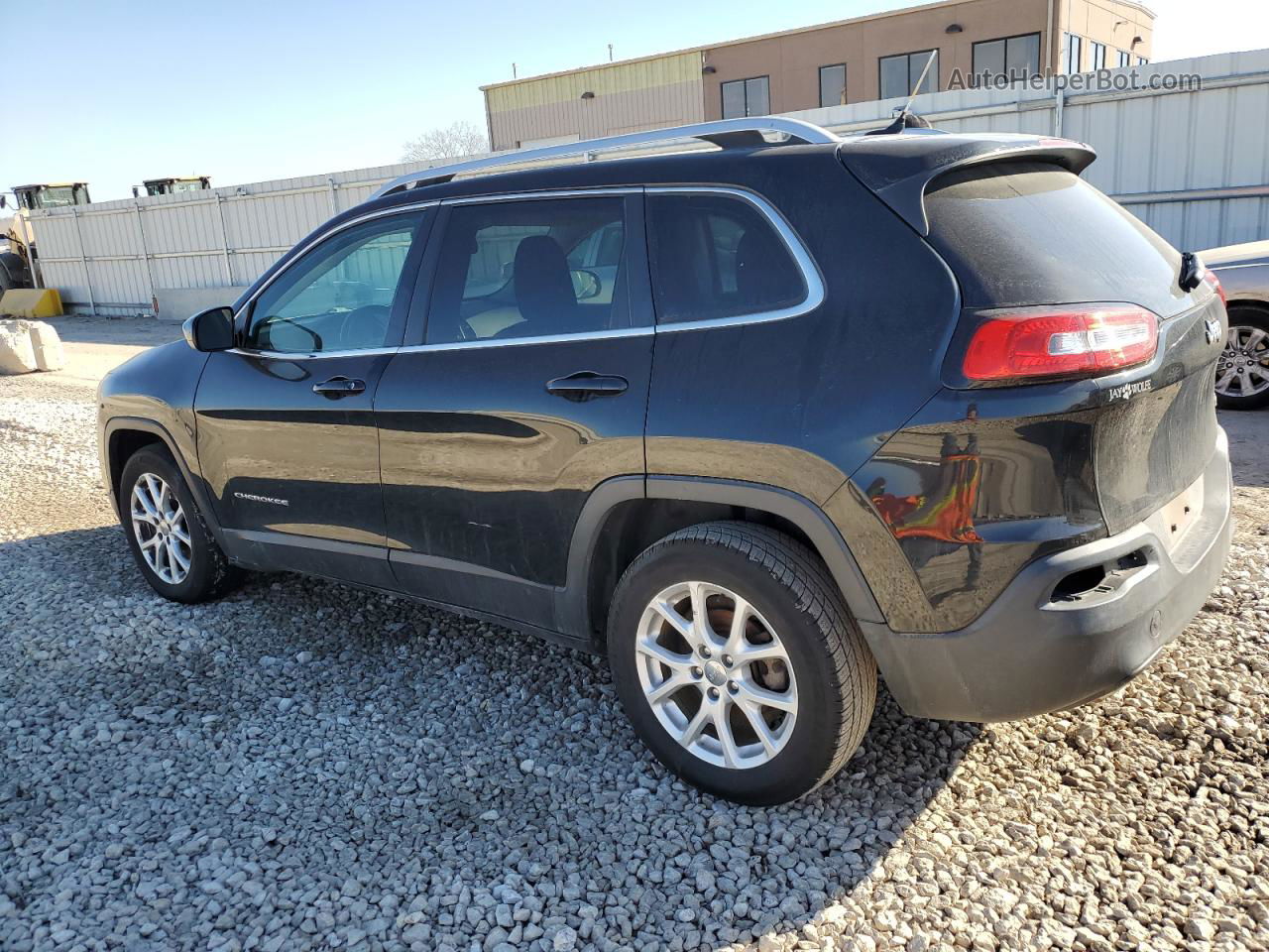 2014 Jeep Cherokee Latitude Black vin: 1C4PJLCB2EW131705