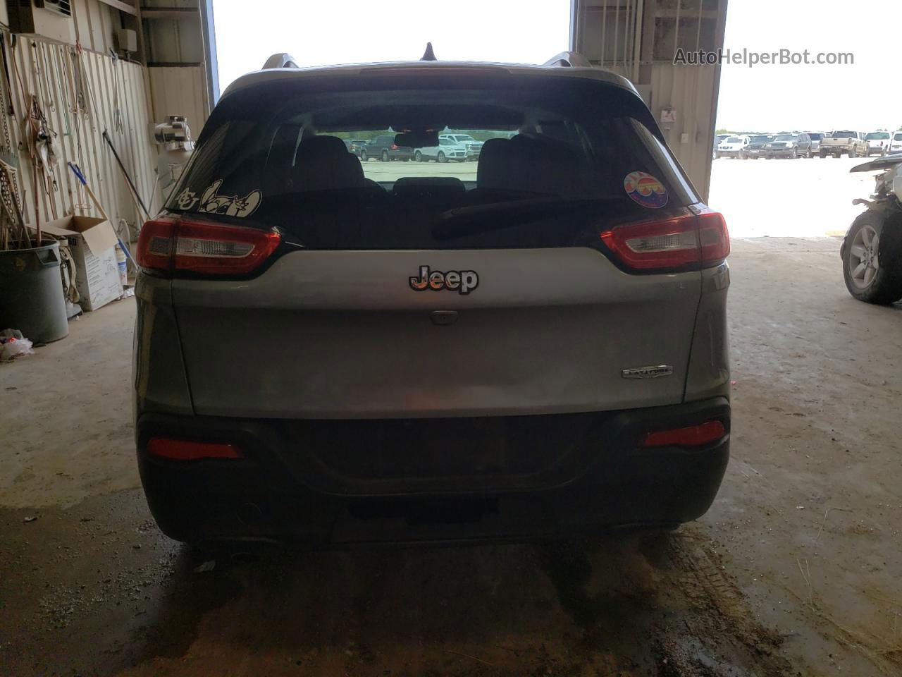 2014 Jeep Cherokee Latitude Серый vin: 1C4PJLCB2EW245042