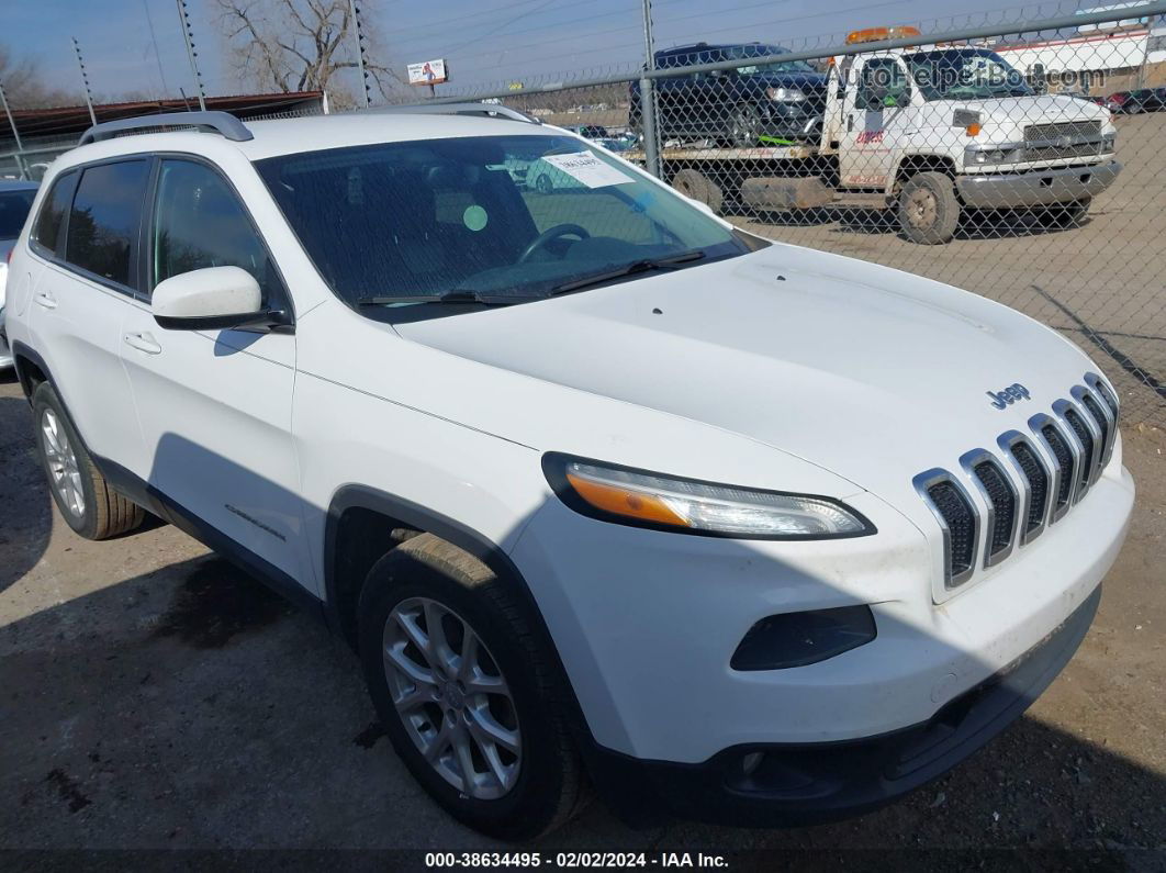 2014 Jeep Cherokee Latitude Белый vin: 1C4PJLCB2EW299294