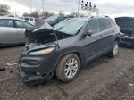 2015 Jeep Cherokee Latitude Gray vin: 1C4PJLCB2FW793317