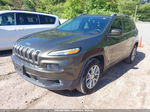 2016 Jeep Cherokee Latitude Green vin: 1C4PJLCB2GW136969