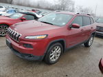 2016 Jeep Cherokee Latitude Красный vin: 1C4PJLCB2GW284197