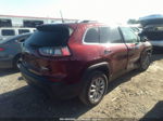 2019 Jeep Cherokee Latitude Red vin: 1C4PJLCB2KD377175