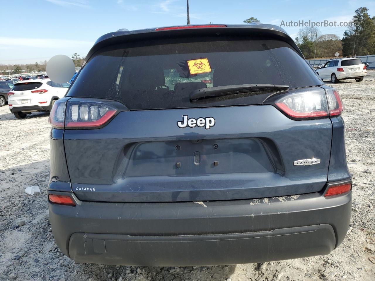 2021 Jeep Cherokee Latitude Blue vin: 1C4PJLCB2MD113389