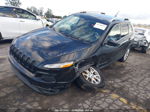 2015 Jeep Cherokee Latitude Black vin: 1C4PJLCB3FW732722